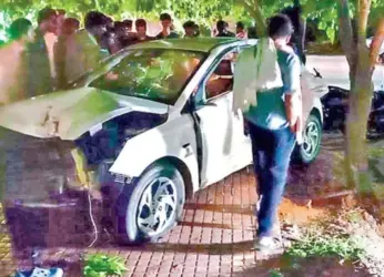 Visakhapatnam: Out-of-control car crashes into bike near Radisson Blu, three die in the accident