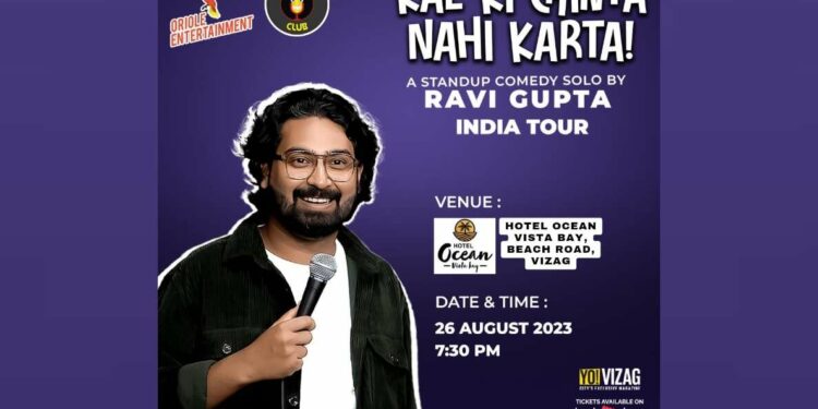 Renowned artist Ravi Gupta to tickle Vizag with a stand up comedy show this weekend