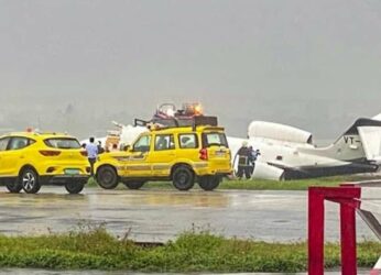 Visakhapatnam to Mumbai private jet skids off runway while landing