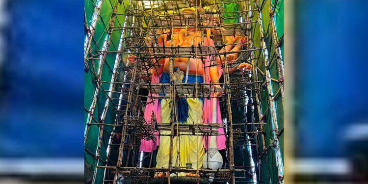 Visakhapatnam: Gajuwaka sets record with tallest eco-friendly Ganesh idol in the country