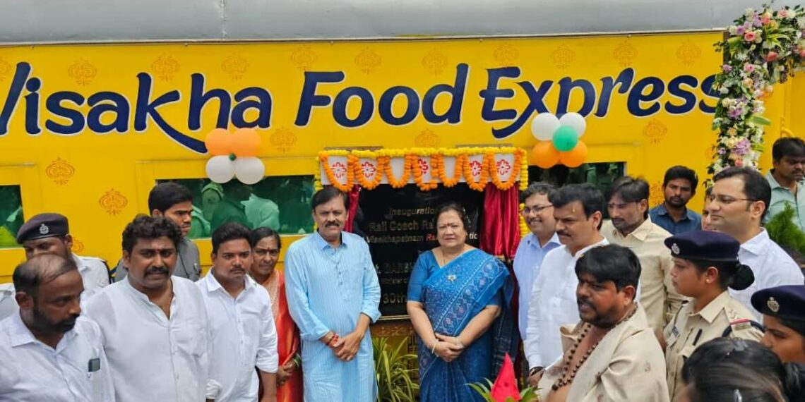 Unique coach restaurant to be open 24x7 at Visakhapatnam Railway Station
