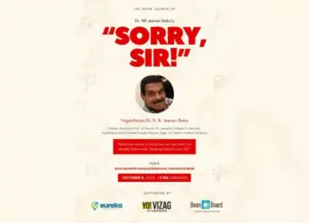 Former French lecturer Dr NR Jeevan Babu to launch his book in Vizag