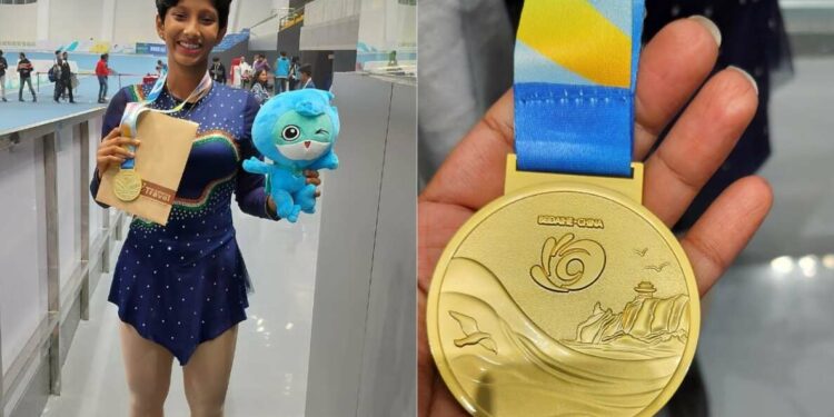 Vizag girl Greeshma Dontara bags gold at Asian Roller Skating Championship in China