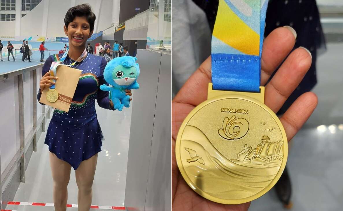 Vizag girl Greeshma Dontara bags gold at Asian Roller Skating Championship in China
