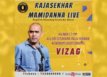 Vizag: Rajasekhar Mamidanna ready with his biggest stand-up comedy show of the year on 4 Nov