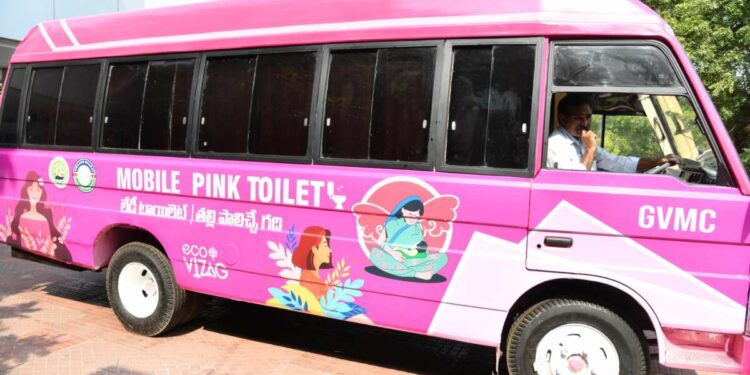 Visakhapatnam rolls out Mobile Pink Toilets for women
