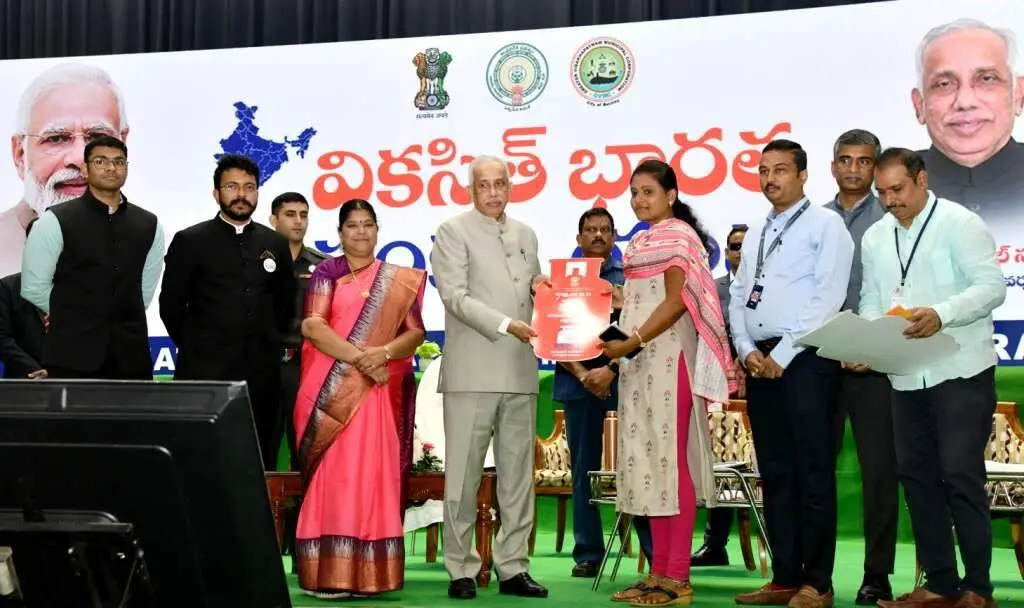 Governor Nazeer kicks off Vikasit Bharat Sankalpa Yatra in Visakhapatnam