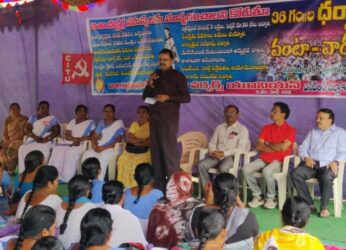 ASHA workers staged a 36-hour protest in Visakhapatnam