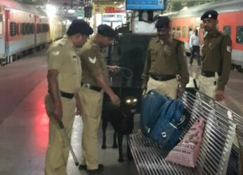 Narcotics trained sniffer dog uncovers 12 kgs of Cannabis at Visakhapatnam Railway Station