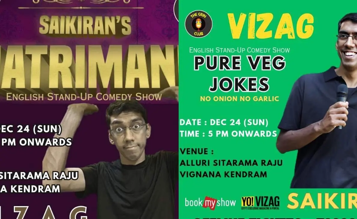 vizag saikiran standup comedy show