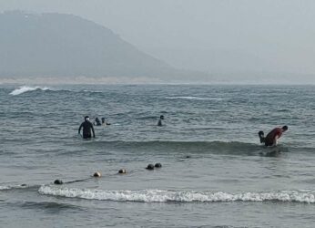 Scuba divers recover three tons of waste at Rushikonda Beach in Vizag