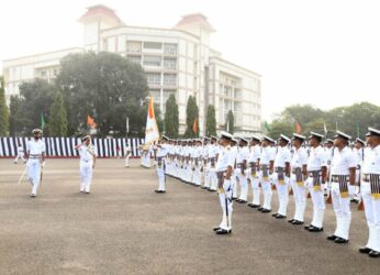 Republic Day parade at Eastern Naval Command headquartered in Vizag