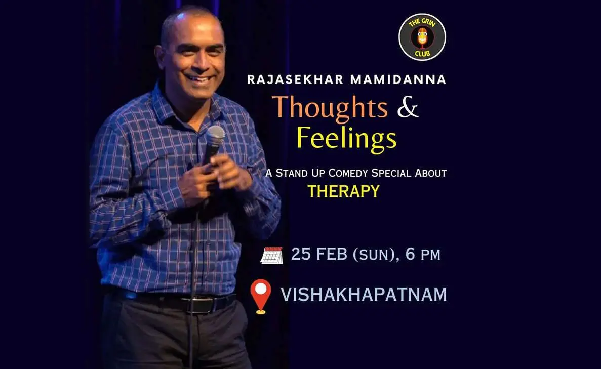 Rajasekhar Mamidanna to host his stand-up comedy show in Vizag