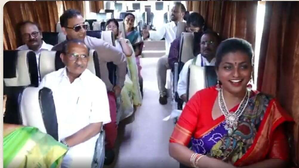 Roja flags off 12 circuit tourism buses in Visakhapatnam