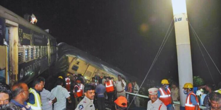 Andhra Pradesh 2023 train crash due to drivers watching cricket