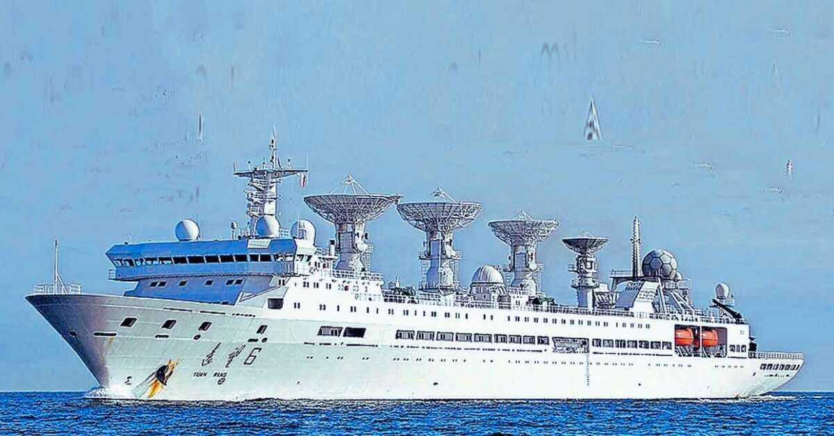 Chinese spy ship spotted miles away from Vizag coast in India