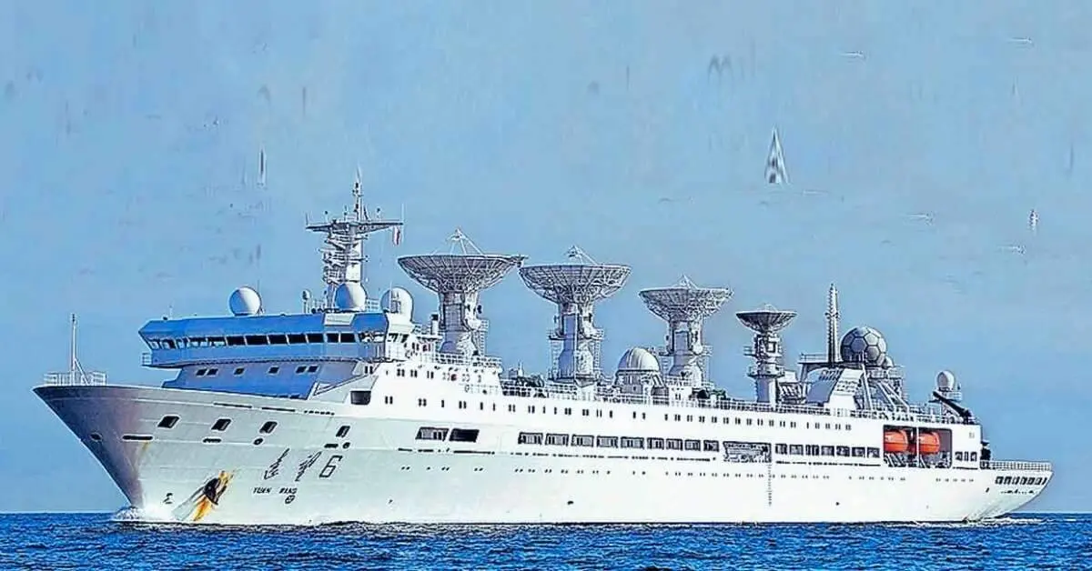 Chinese spy ship spotted miles away from Vizag coast in India