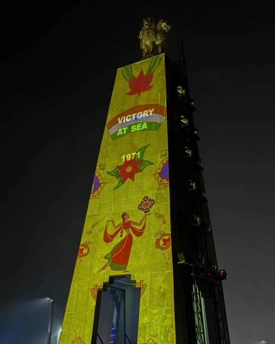 Victory at Sea War Memorial gets an exciting new laser show in Visakhapatnam