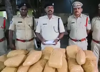 Busted: 80 kg of Ganja Seized at Boyapalem Junction; 4 Arrested