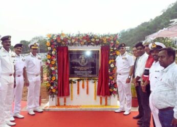 Eastern Naval Command lays foundation stone for the tallest building in Visakhapatnam!