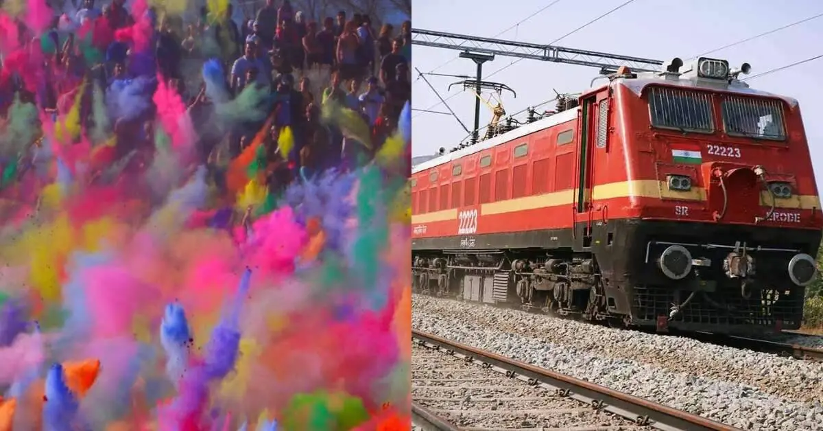 Special Holi trains announced between Santragachchi, Mahabubnagar, and Secunderabad; Check dates