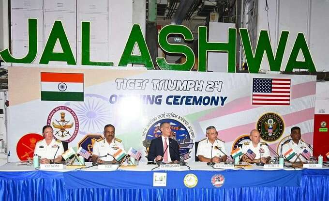 US-India kicks off Tiger Triumph - 24 in Visakhapatnam