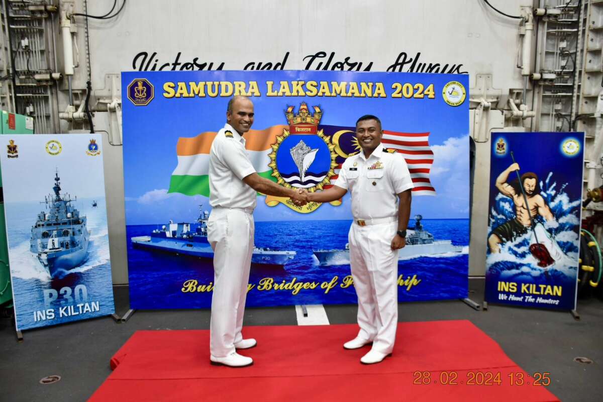 'Samudra Laksamana' Naval Exercise in progress in Vizag