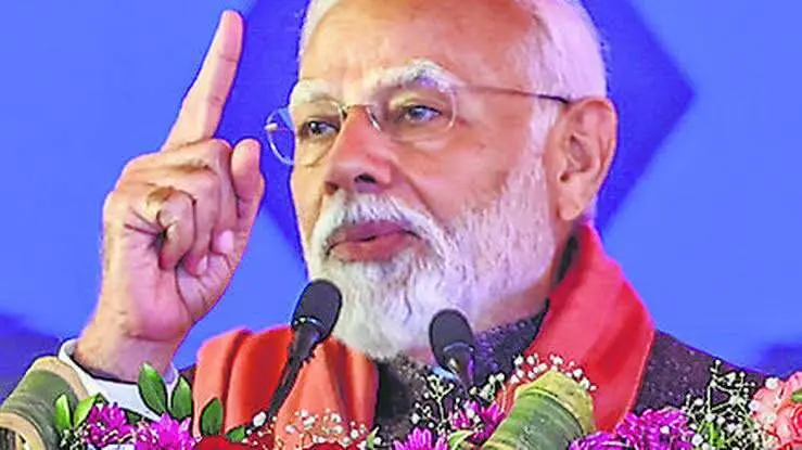 PM Narendra Modi roadshow in Visakhapatnam on March 15