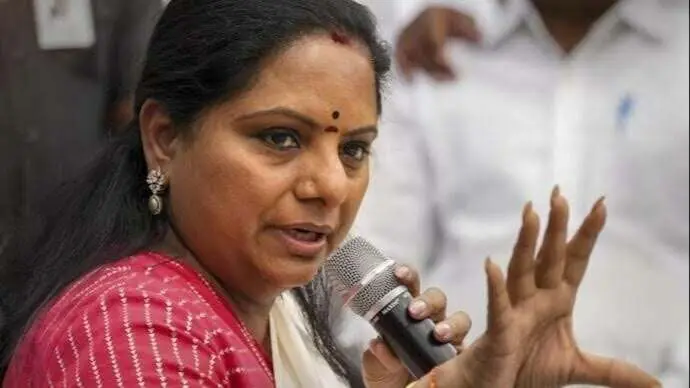 KCR's daughter Kavitha taken into ED custody