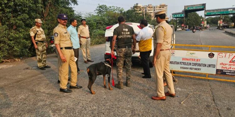 Elections 2024: K9 squad sniffs out illicit trafficking in Vizag