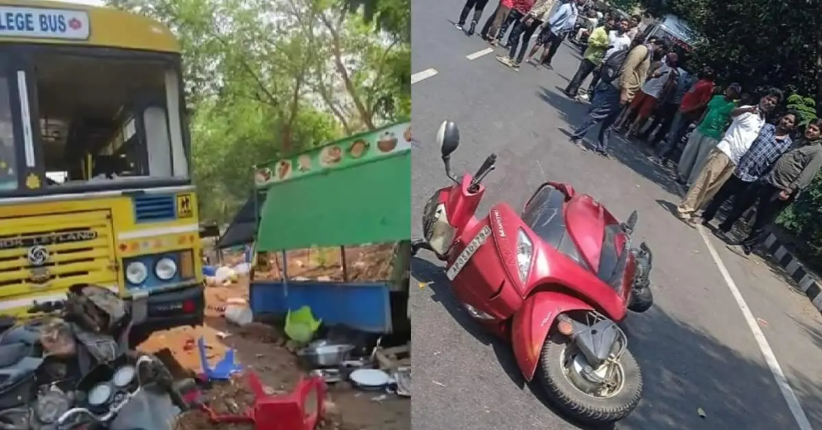 Vizag shaken by two road accidents in a single Friday morning