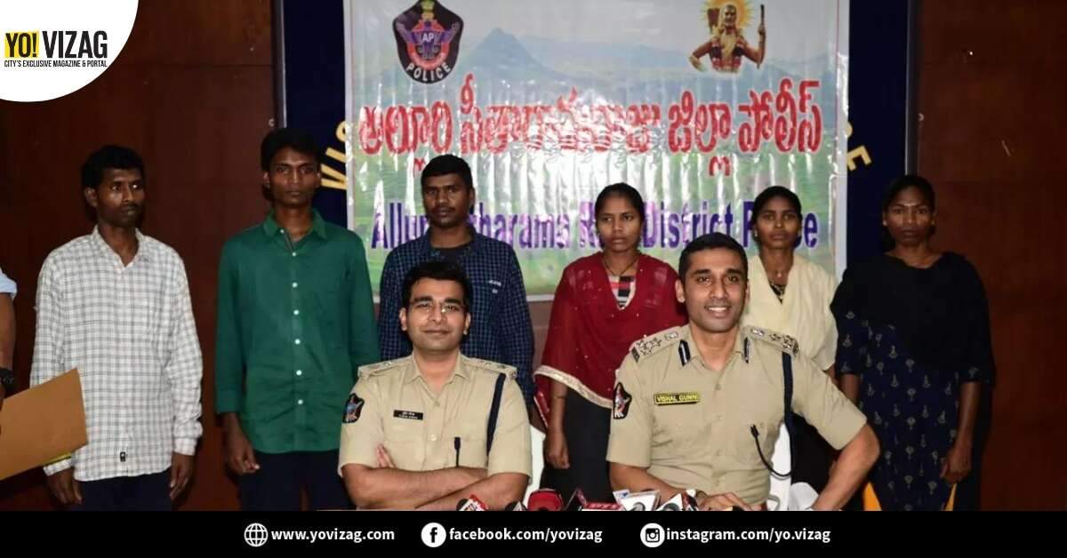 6 Maoist cadres surrender to Visakhapatnam Police - Vimarsana News