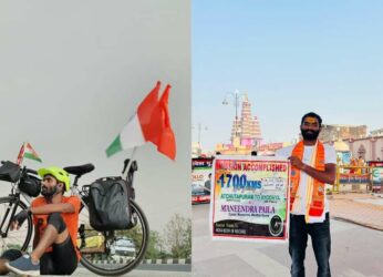 Atcuhtapuram to Ayodhya in 9 days: Vizag cyclist talks about his journey