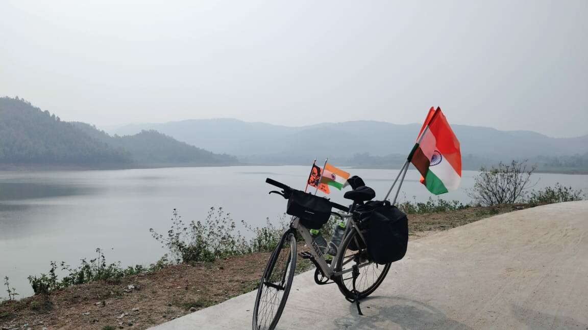 Vizag cyclist, Maneendra Paila, on his 9-day trip to Ayodhya