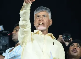 Stone thrown at Chandrababu Naidu in Gajuwaka 