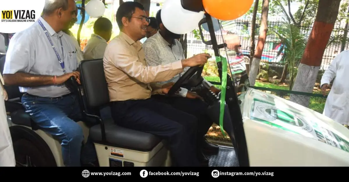 KGH gets five battery operated cars from RINL - Vimarsana News