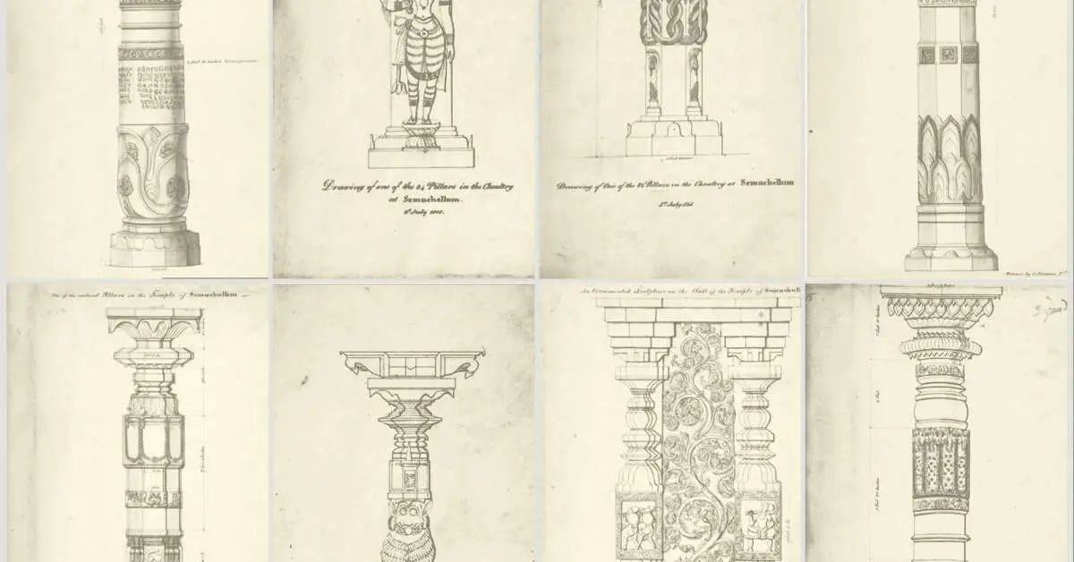 Ancient architecture of Simhachalam inspires artistic sketches