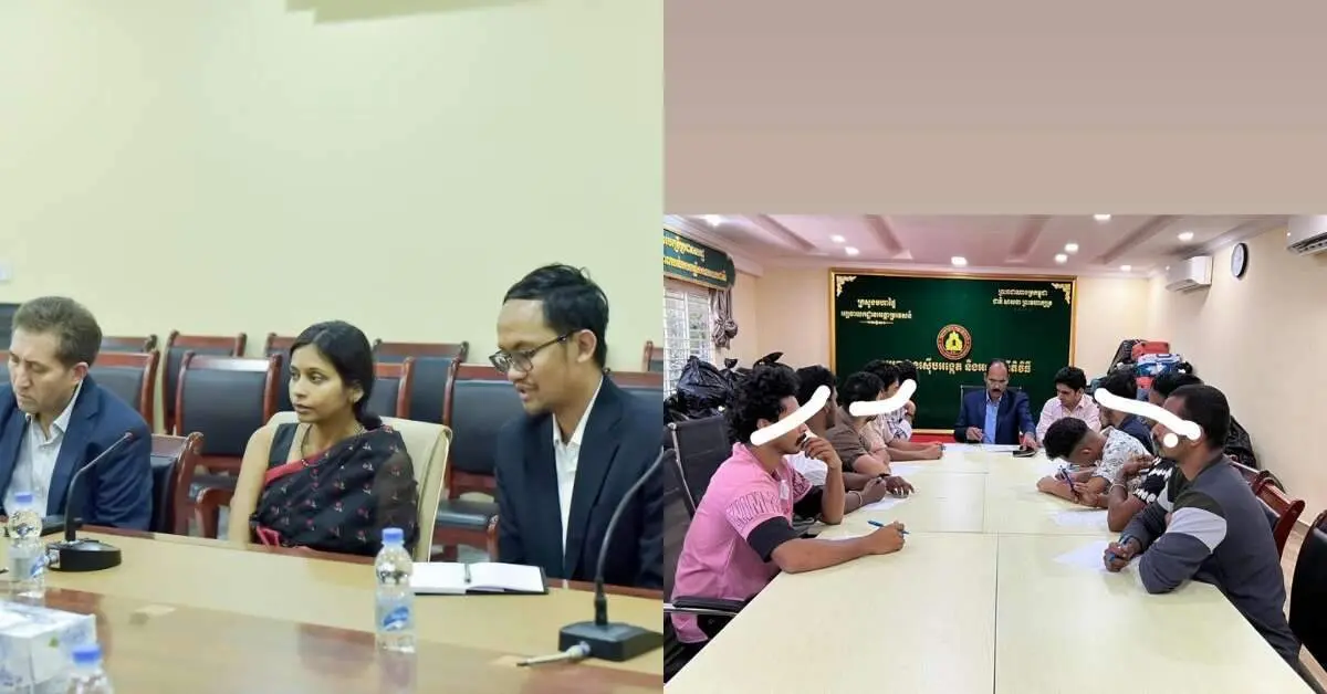 60 rescued after 300 trafficked telugu youths stage revolt in Cambodia