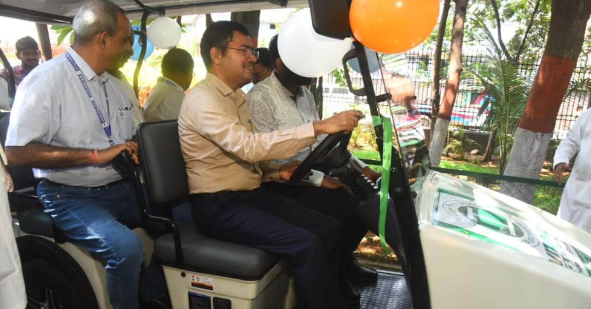 KGH gets five battery operated cars from RINL