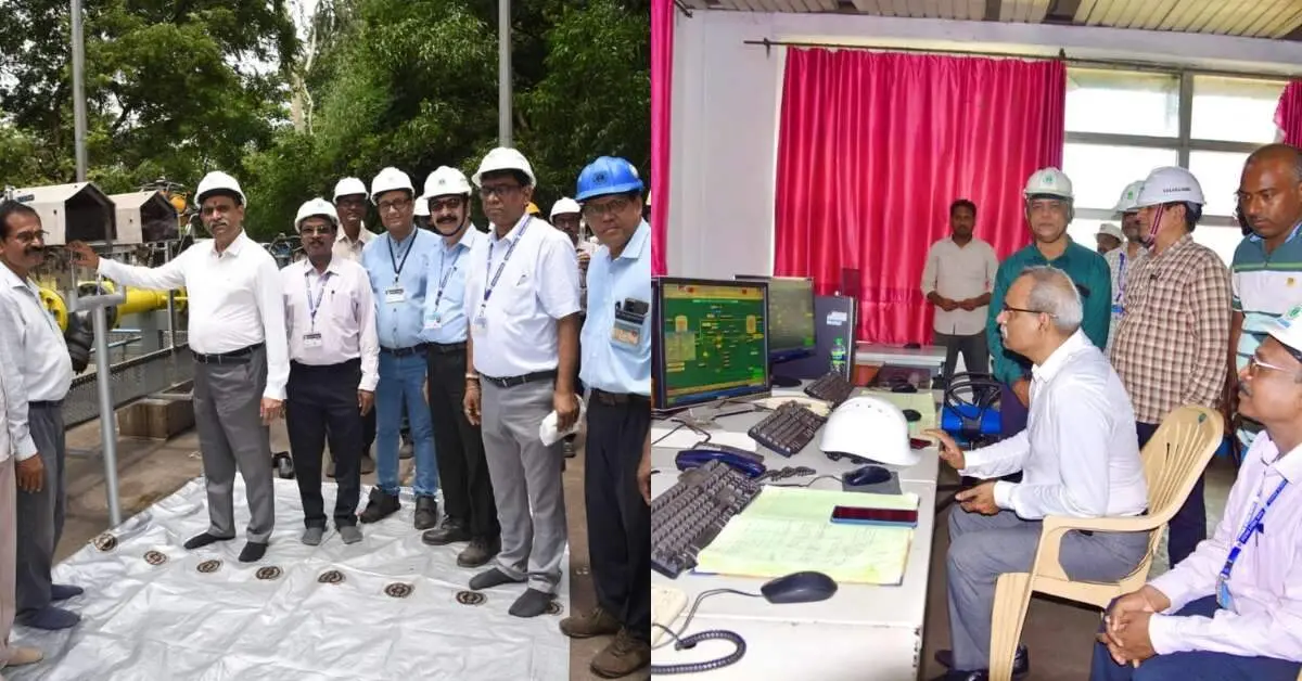 RINL inaugurates Nitrogen pressure reducing stations