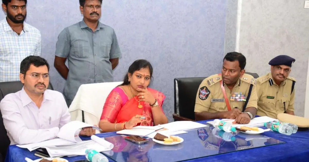 Anitha takes stock of law and order situation in Vizag