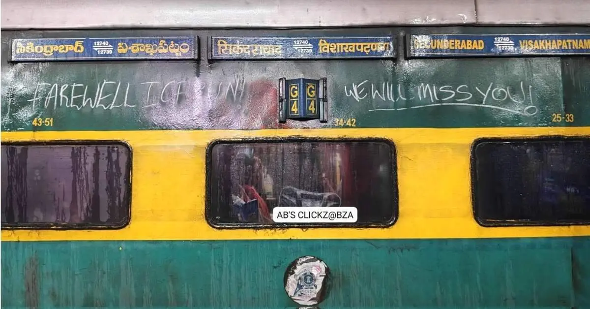 Visakhapatnam-Secunderabad Garib Rath Express takes its final trip