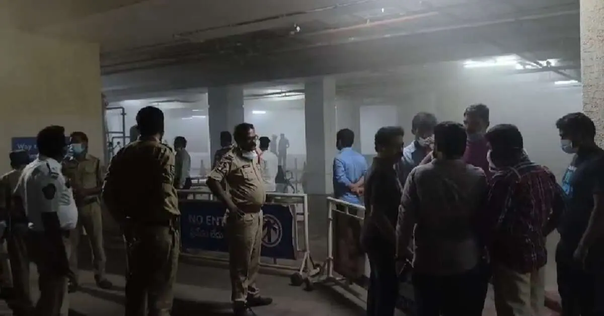 Fire breaks out at Medicover hospital in Vizag at midnight