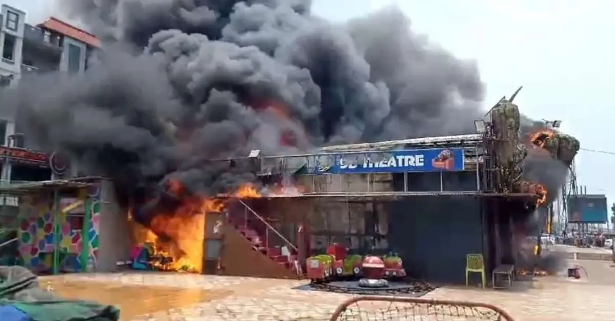 Dino Park in Vizag destroyed in major fire