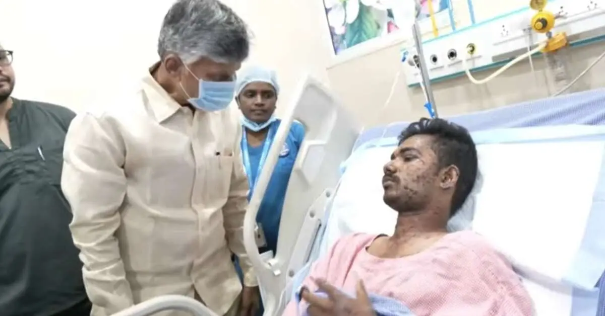 Atchutapuram explosion: Visakhapatnam collector extends Rs 1 Cr ex-gratia, CM visits victims