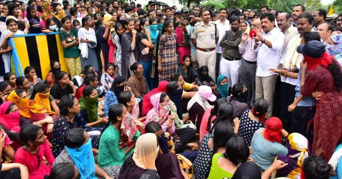 Girl students allege hidden cameras in Gudlavalleru engineering college