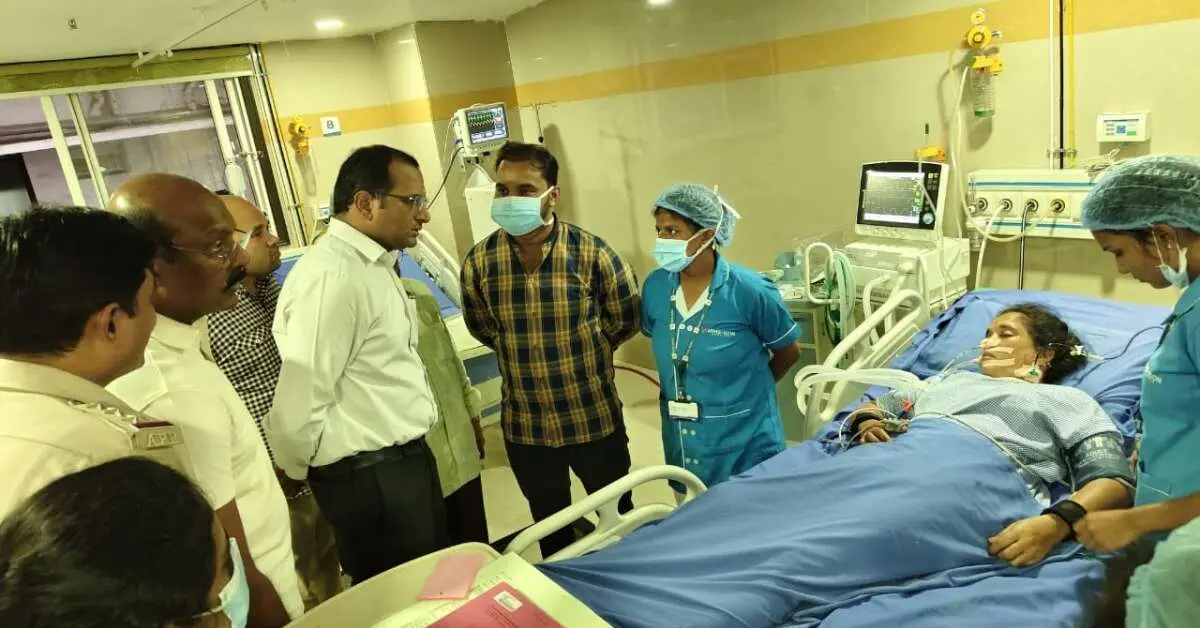 Five taken ill after inhaling poisonous gas at shipping company in Vizag