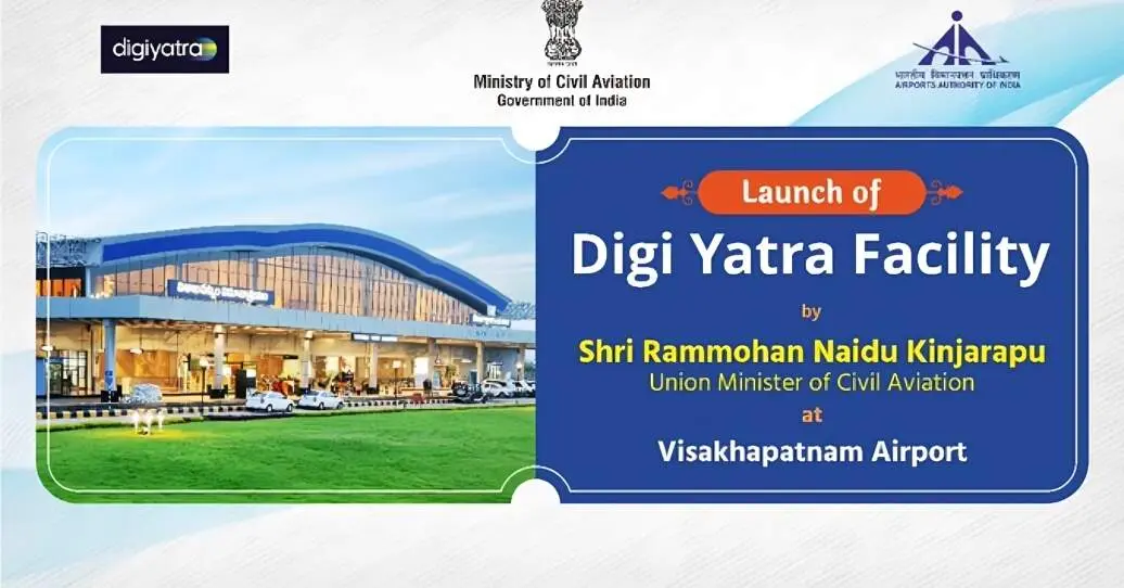 Visakhapatnam Airport to launch Digi Yatra facility on 6 September