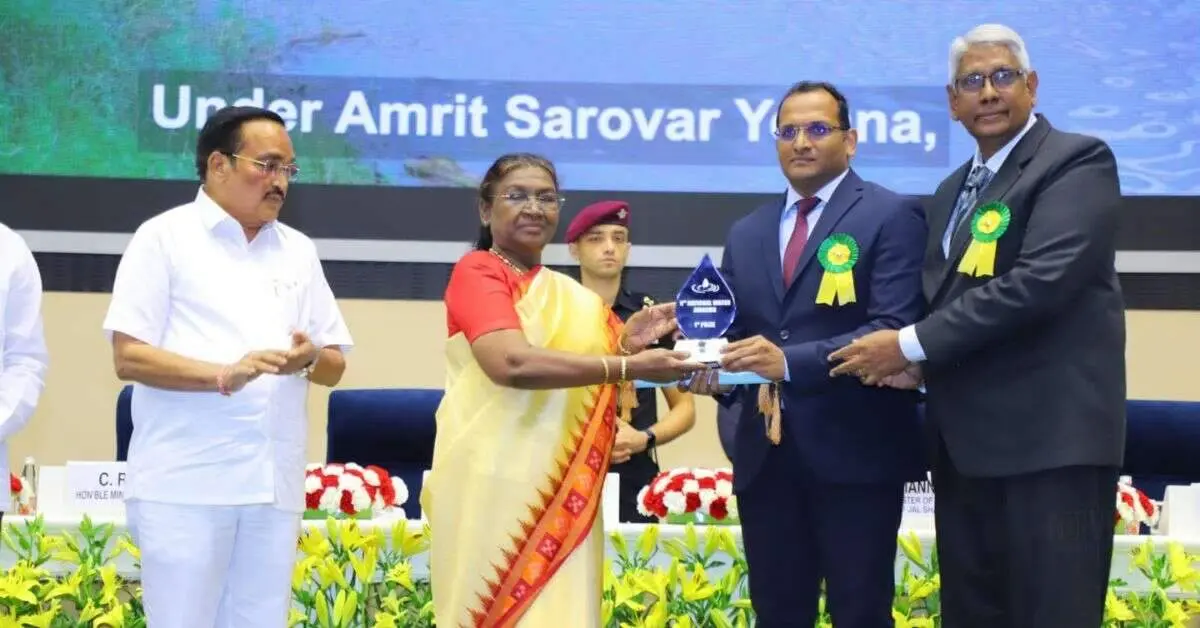 Visakhapatnam ranks first in "Best District" category of 5th National Water Awards