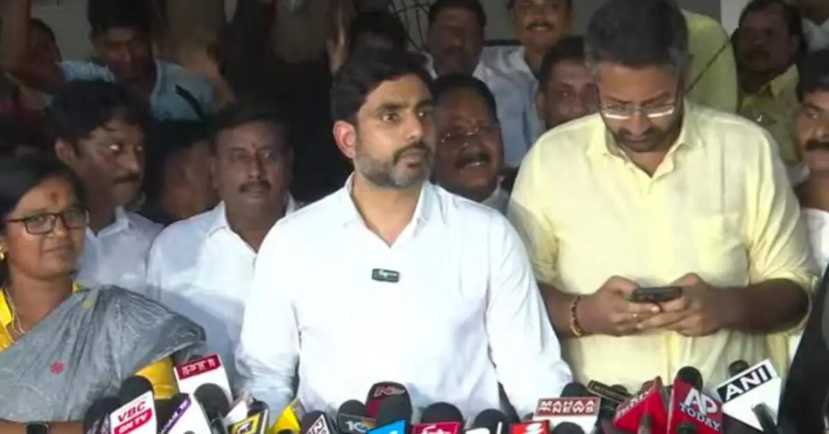 My legal fight against 'Sakshi' will continue, says Nara Lokesh